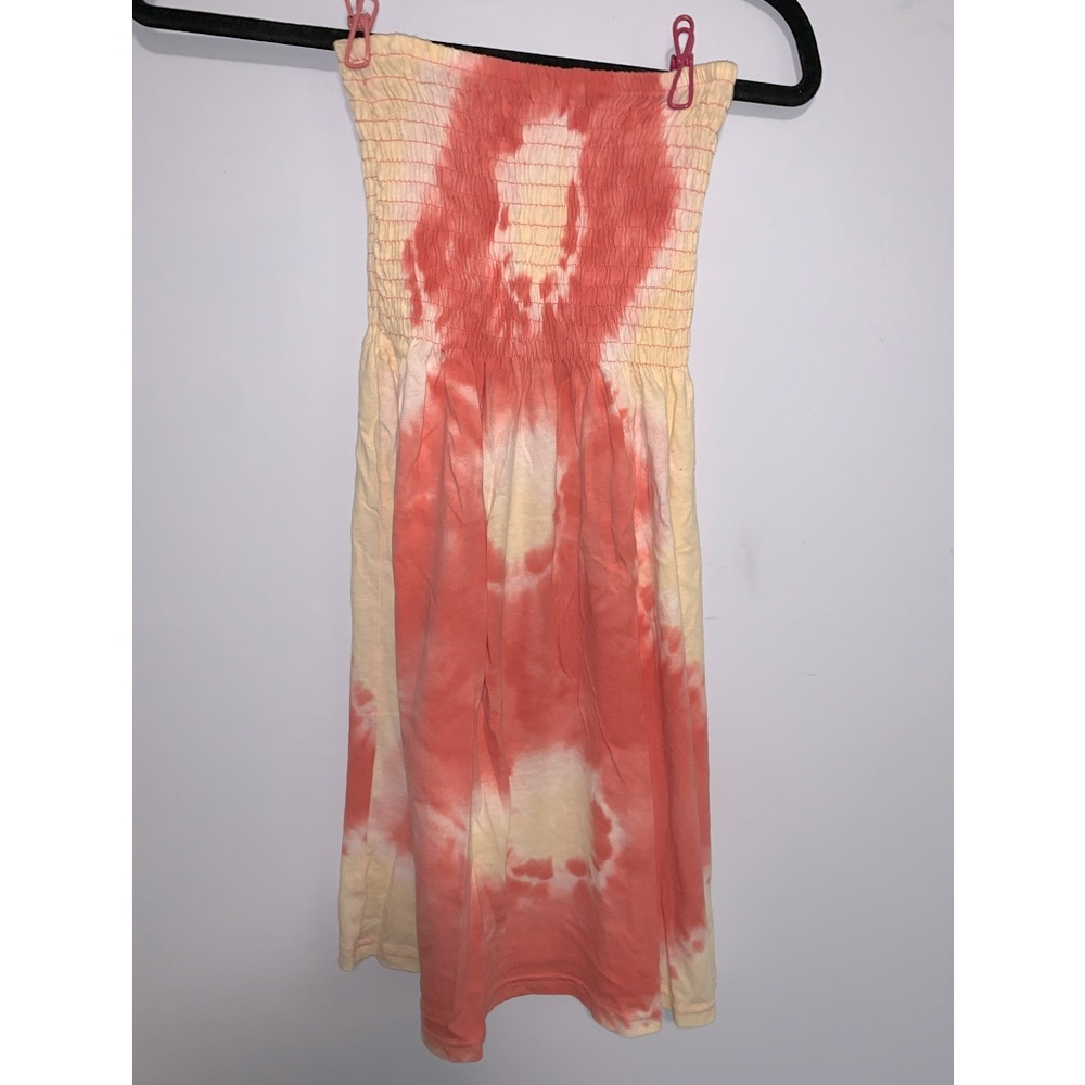 Tye dyed tube top dress